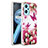 Silicone Candy Rubber Gel Fashionable Pattern Soft Case Cover Y04B for Realme 9i 4G Red