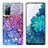 Silicone Candy Rubber Gel Fashionable Pattern Soft Case Cover Y04B for Samsung Galaxy S20 FE (2022) 5G Purple