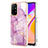Silicone Candy Rubber Gel Fashionable Pattern Soft Case Cover Y05B for Oppo F19 Pro+ Plus 5G Clove Purple