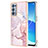 Silicone Candy Rubber Gel Fashionable Pattern Soft Case Cover Y05B for Oppo Reno6 Pro 5G Pink