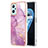 Silicone Candy Rubber Gel Fashionable Pattern Soft Case Cover Y05B for Realme 9i 4G Clove Purple
