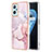 Silicone Candy Rubber Gel Fashionable Pattern Soft Case Cover Y05B for Realme 9i 4G Pink
