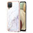 Silicone Candy Rubber Gel Fashionable Pattern Soft Case Cover Y05B for Samsung Galaxy A12 White