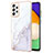 Silicone Candy Rubber Gel Fashionable Pattern Soft Case Cover Y05B for Samsung Galaxy A52 5G White