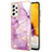 Silicone Candy Rubber Gel Fashionable Pattern Soft Case Cover Y05B for Samsung Galaxy A72 5G Clove Purple