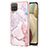 Silicone Candy Rubber Gel Fashionable Pattern Soft Case Cover Y05B for Samsung Galaxy F12 Pink