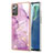 Silicone Candy Rubber Gel Fashionable Pattern Soft Case Cover Y05B for Samsung Galaxy Note 20 5G Clove Purple