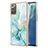 Silicone Candy Rubber Gel Fashionable Pattern Soft Case Cover Y05B for Samsung Galaxy Note 20 5G Green