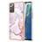 Silicone Candy Rubber Gel Fashionable Pattern Soft Case Cover Y05B for Samsung Galaxy Note 20 5G Pink