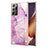 Silicone Candy Rubber Gel Fashionable Pattern Soft Case Cover Y05B for Samsung Galaxy Note 20 Ultra 5G Clove Purple