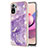 Silicone Candy Rubber Gel Fashionable Pattern Soft Case Cover Y05B for Xiaomi Poco M5S Purple