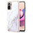 Silicone Candy Rubber Gel Fashionable Pattern Soft Case Cover Y05B for Xiaomi Poco M5S White