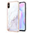 Silicone Candy Rubber Gel Fashionable Pattern Soft Case Cover Y05B for Xiaomi Redmi 9A White