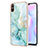 Silicone Candy Rubber Gel Fashionable Pattern Soft Case Cover Y05B for Xiaomi Redmi 9AT Green