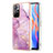 Silicone Candy Rubber Gel Fashionable Pattern Soft Case Cover Y05B for Xiaomi Redmi Note 11T 5G Clove Purple