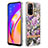 Silicone Candy Rubber Gel Fashionable Pattern Soft Case Cover Y06B for Oppo F19 Pro+ Plus 5G Clove Purple