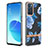 Silicone Candy Rubber Gel Fashionable Pattern Soft Case Cover Y06B for Oppo Reno6 5G Blue