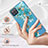 Silicone Candy Rubber Gel Fashionable Pattern Soft Case Cover Y06B for Samsung Galaxy A12