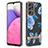 Silicone Candy Rubber Gel Fashionable Pattern Soft Case Cover Y06B for Samsung Galaxy A33 5G Blue