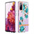 Silicone Candy Rubber Gel Fashionable Pattern Soft Case Cover Y06B for Samsung Galaxy S20 Lite 5G Cyan
