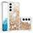 Silicone Candy Rubber Gel Fashionable Pattern Soft Case Cover Y06B for Samsung Galaxy S22 5G