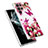 Silicone Candy Rubber Gel Fashionable Pattern Soft Case Cover Y07B for Samsung Galaxy S22 Ultra 5G Red