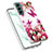 Silicone Candy Rubber Gel Fashionable Pattern Soft Case Cover Y07B for Samsung Galaxy S23 Plus 5G Red