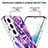 Silicone Candy Rubber Gel Fashionable Pattern Soft Case Cover Y08B for Samsung Galaxy S21 Plus 5G