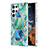 Silicone Candy Rubber Gel Fashionable Pattern Soft Case Cover Y08B for Samsung Galaxy S21 Ultra 5G Green