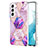 Silicone Candy Rubber Gel Fashionable Pattern Soft Case Cover Y08B for Samsung Galaxy S22 5G