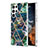 Silicone Candy Rubber Gel Fashionable Pattern Soft Case Cover Y08B for Samsung Galaxy S22 Ultra 5G Midnight Green