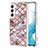 Silicone Candy Rubber Gel Fashionable Pattern Soft Case Cover Y10B for Samsung Galaxy S21 5G