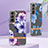 Silicone Candy Rubber Gel Fashionable Pattern Soft Case Cover Y12B for Samsung Galaxy S21 5G