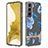 Silicone Candy Rubber Gel Fashionable Pattern Soft Case Cover Y12B for Samsung Galaxy S21 5G Blue