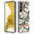 Silicone Candy Rubber Gel Fashionable Pattern Soft Case Cover Y12B for Samsung Galaxy S21 5G White