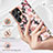 Silicone Candy Rubber Gel Fashionable Pattern Soft Case Cover Y12B for Samsung Galaxy S21 Ultra 5G