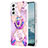 Silicone Candy Rubber Gel Fashionable Pattern Soft Case Cover Y13B for Samsung Galaxy S21 5G