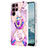 Silicone Candy Rubber Gel Fashionable Pattern Soft Case Cover Y13B for Samsung Galaxy S22 Ultra 5G