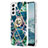 Silicone Candy Rubber Gel Fashionable Pattern Soft Case Cover Y13B for Samsung Galaxy S23 Plus 5G Navy Blue