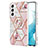 Silicone Candy Rubber Gel Fashionable Pattern Soft Case Cover Y14B for Samsung Galaxy S22 Plus 5G