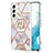 Silicone Candy Rubber Gel Fashionable Pattern Soft Case Cover Y14B for Samsung Galaxy S22 Plus 5G