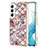 Silicone Candy Rubber Gel Fashionable Pattern Soft Case Cover Y15B for Samsung Galaxy S21 5G