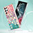 Silicone Candy Rubber Gel Fashionable Pattern Soft Case Cover Y15B for Samsung Galaxy S21 Ultra 5G