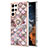 Silicone Candy Rubber Gel Fashionable Pattern Soft Case Cover Y15B for Samsung Galaxy S21 Ultra 5G