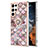 Silicone Candy Rubber Gel Fashionable Pattern Soft Case Cover Y15B for Samsung Galaxy S23 Ultra 5G