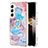 Silicone Candy Rubber Gel Fashionable Pattern Soft Case Cover Y15B for Samsung Galaxy S25 Plus 5G