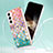 Silicone Candy Rubber Gel Fashionable Pattern Soft Case Cover Y15B for Samsung Galaxy S25 Plus 5G