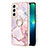 Silicone Candy Rubber Gel Fashionable Pattern Soft Case Cover Y16B for Samsung Galaxy S22 Plus 5G