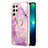Silicone Candy Rubber Gel Fashionable Pattern Soft Case Cover Y16B for Samsung Galaxy S22 Ultra 5G