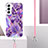 Silicone Candy Rubber Gel Fashionable Pattern Soft Case Cover Y18B for Samsung Galaxy S21 Plus 5G